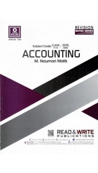 O/L Accounting Revision Notes Series - Article No. 104